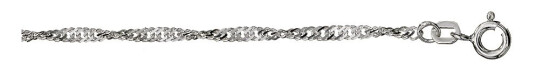 Singapore armbånd i 925 sølv 2,3 mm, 18,5 cm Singapore armbånd i 925 sølv 2,3 mm, 18,5 cm