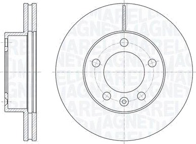 MAGNETI MARELLI 361302040622 Bremseskive