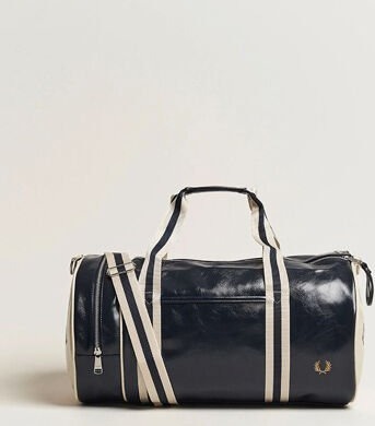 Fred Perry Classic Barrel Bag Navy/Ecru