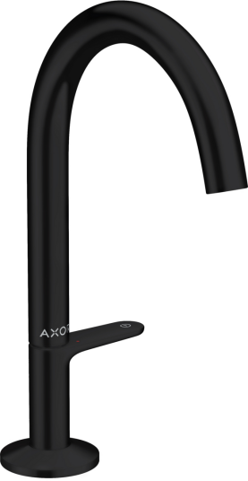 Axor One Select 170 Servantbatteri Med bunnventil, Sort Matt Axor One Select 170 Servantbatteri Med bunnventil, Sort Matt