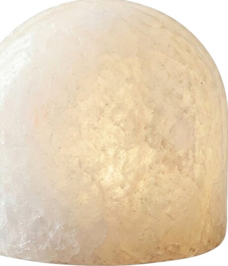 MARBLE bordlys soft shape L hvit marmor