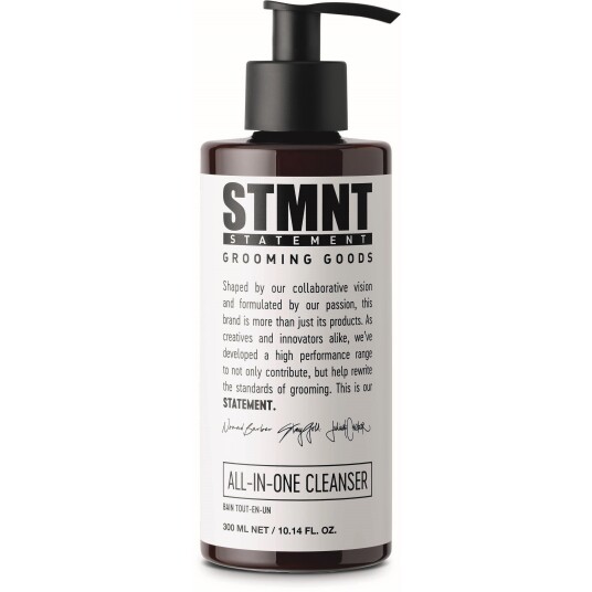 STMNT All-in-One Sjampo 300 ml med Aktivt Kull og Mentol
