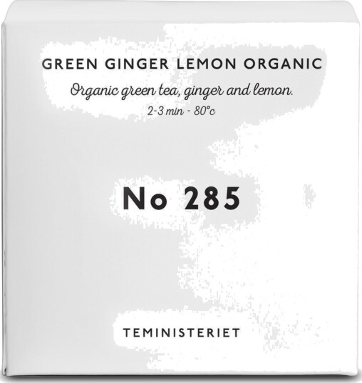 Teministeriet Signature 285 Green Ginger Lemon Organic Te i eske