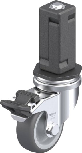Blickle 848518 Lra-Path 50G-Fi-Ev04 Styrehjul Med Brems, Hjuldiameter: 50 Mm, Bæreevne (Maks.): 75 Kg, 1 Stk