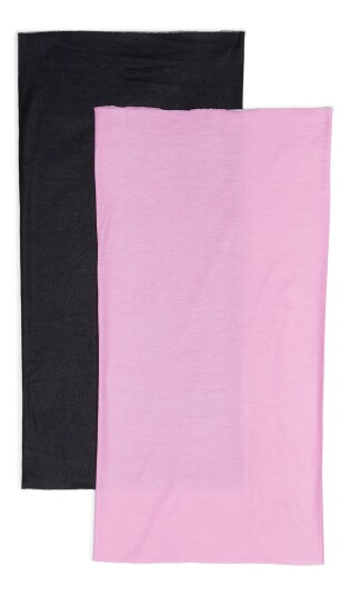 Nordbjørn Bjørli Hals 2-Pack Black/Rosebloom
