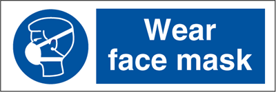 Jo Safety Wear face mask IMO Mandatory sign 106243