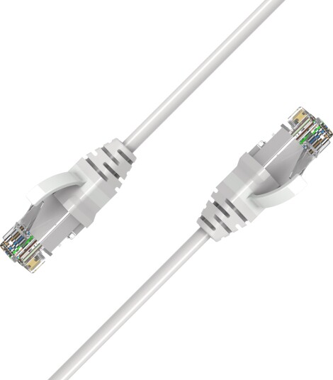 LinkIT ColorFlex U/UTP Cat6a grå 1m AWG 28/7 | LSZH | 3.6mm