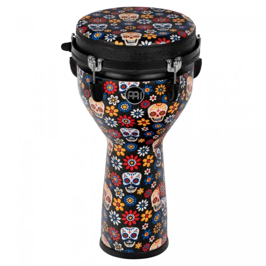 Meinl JD10DA-DH 10 Jumbo Djembe Day Of The Dead Designed Drum Head