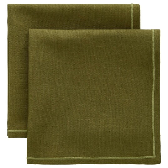 Decotique Sienna Serviett 45x45 cm 2 pk Oliven