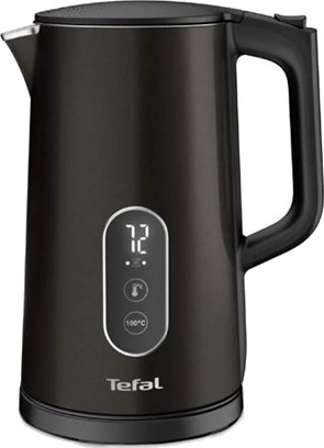 Tefal Digit KI831E10 Vannkoker 1,7L med Justerbar Termostat og Vannivåindikator - Sort Rustfritt Stål Tefal Digit KI831E10 Vannkoker 1,7L med Justerbar Termostat og Vannivåindikator - Sort Rustfritt Stål