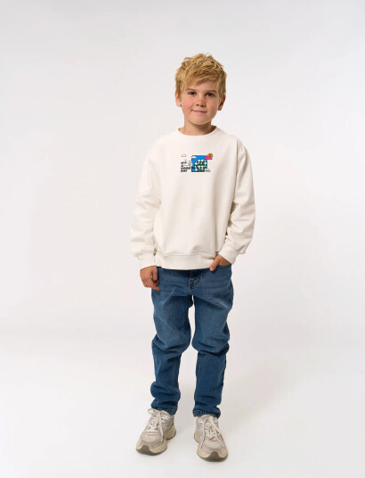 The New Tnphillip Sweatshirt White 158/164