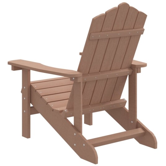 vidaXL Adirondack hagestol HDPE brun vidaXL Adirondack hagestol HDPE brun
