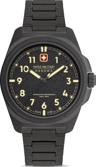 Swiss Military Hanowa Fieldmaster SMWGG0003941 Herre 40 mm Analog Kvarts urverk Safirglass