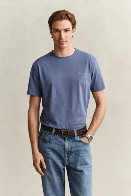 GANT The Original T Shirt Blue Horizon