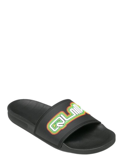 Quiksilver Rivi Wordmark Slide Ii   Black   44