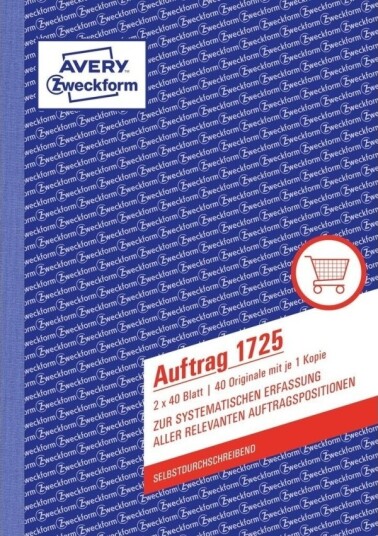 Avery 1721 5 Blå Hvit A5 148 X 210 Mm 40 Sider 5 Stykker