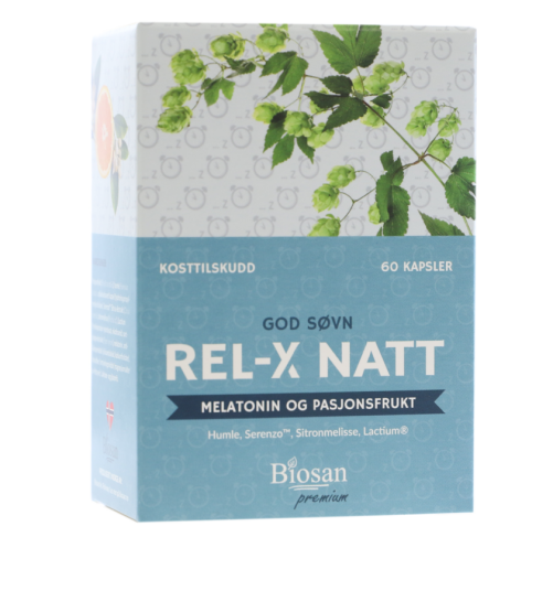 Biosan Rel X natt 60 kaps Biosan Rel X natt 60 kaps