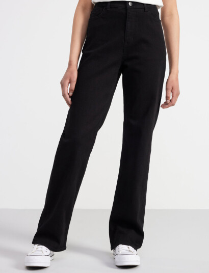 Lindex Trousers Denim Vanja Black Wid Black 128 Lindex Trousers Denim Vanja Black Wid Black 128
