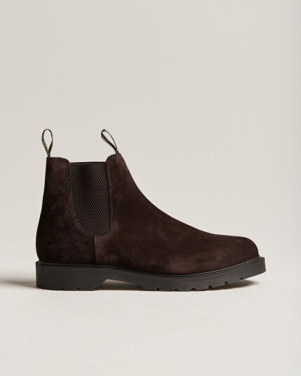 Loake 1880 Mccauley Heat Sealed Chelsea Brown Suede
