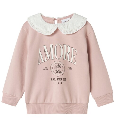 name it Nmfoloula Nreg Ls Sweat Bru Box Pink 104 name it Nmfoloula Nreg Ls Sweat Bru Box Pink 104