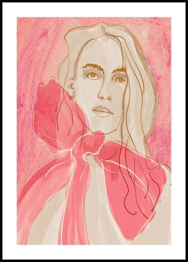 Ethereal Red Plakat Plakat / 100x150cm