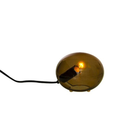 Globus bordlampe 18 cm Brun