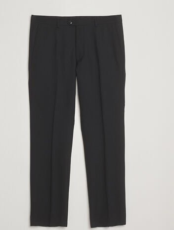 Oscar Jacobson Dandy Wool Trousers Black