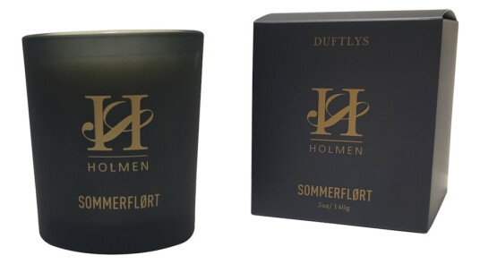 HOLMEN LUMIERE DUFTLYS SORT SOMMERFLØRT VOKS