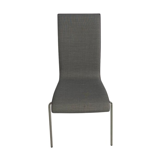 Secundo Brun stol m/sete i tekstil stabelbare