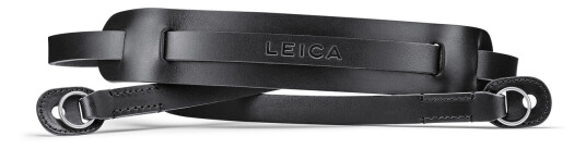 Leica Bærerem m/skulderpute, Svart Skulderreim i skinn