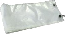 Plastpose 220X420/40+55 Mm 45 My På Blok Microperforeret Huller Pe Klar,10 Pk X 100 Stk/Krt