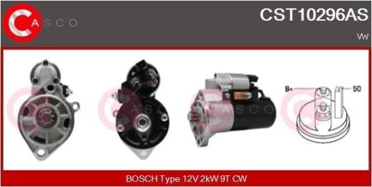 Starter CASCO CST10296AS Starter CASCO CST10296AS