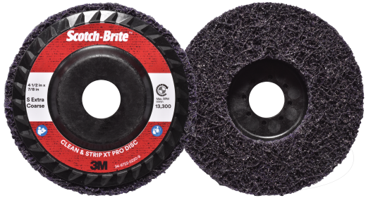 3M Renseskive Scotch Brite Clean And Strip XT RD Pro Lilla S XCRS 125x22mm 10 Stk