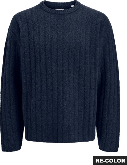 Jack & Jones Jjebradley Carter Knit Crew Neck Navy XL