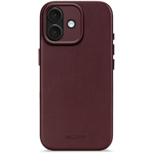 Decoded MagSafe Skinnetui til iPhone 17 i Dark Ruby Decoded MagSafe Skinnetui til iPhone 17 i Dark Ruby