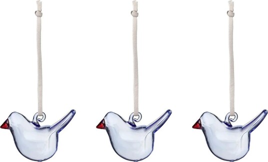 Iittala Iittala Mini Glass Birds Br. Blue 3Pc Blue 3 SET Iittala Iittala Mini Glass Birds Br. Blue 3Pc Blue 3 SET