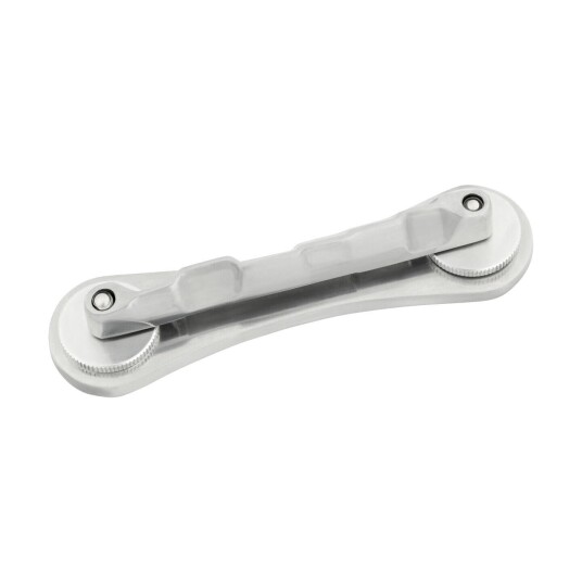 Bigsby Sorkin (Bowtie) Bridge Assembly Wound-G Compensated, Polished Aluminum