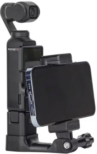 Sunnylife Telefonholder for Osmo Pocket 3 - Svart Kameratilbehør
