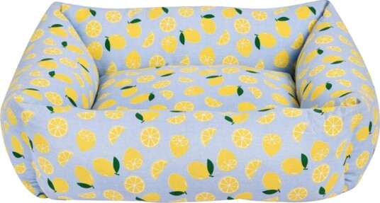 Little&Bigger Juicy Vibes Hundeseng Sitron (75 X 60 cm)
