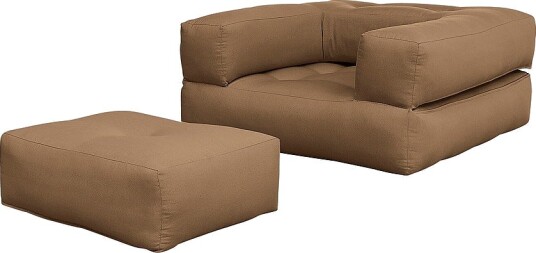 Karup Sovelenestol Cube Brun