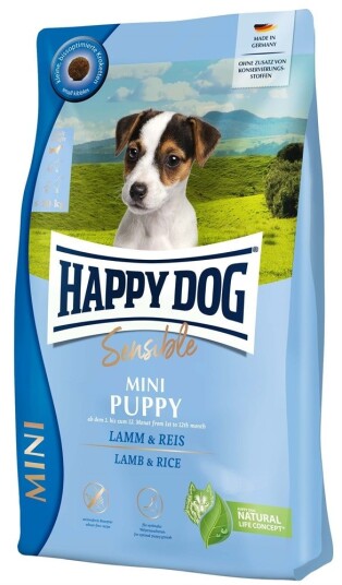 Happydog Sensible Mini Puppy Lamb & Rice 800 G