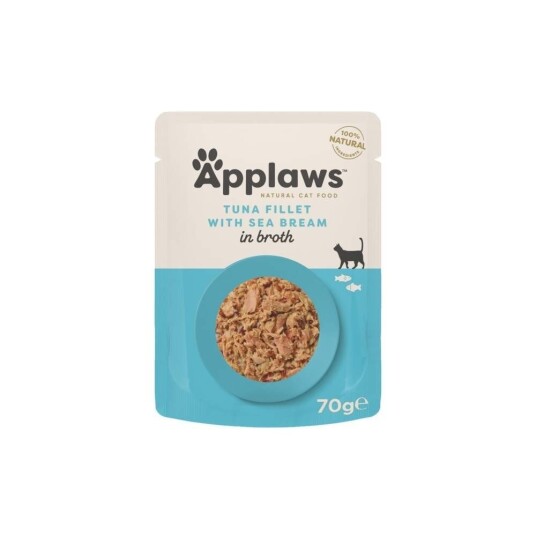 Applaws Kattemat Tunfisk og Havabbor 70g Applaws Kattemat Tunfisk og Havabbor 70g
