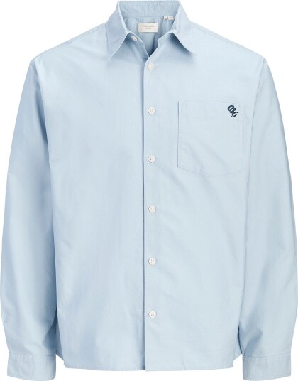 Jack & Jones Jorfrederiksberg Oxford Shirt Ls Sn Blue XL