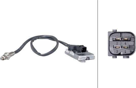 NOx-sensor, NOx-katalysator HELLA 6PN 358 186-391