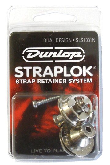 Dunlop SLS1031N Strap Lok Set Dual blank nikkel