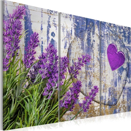 Bilde Lawender love 90x60 Artgeist sp. z o. o.