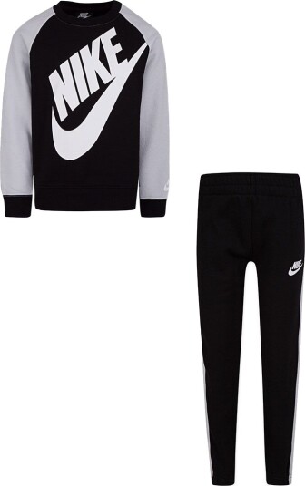 Nike Ee Fleece/Terry Set Black 104 110