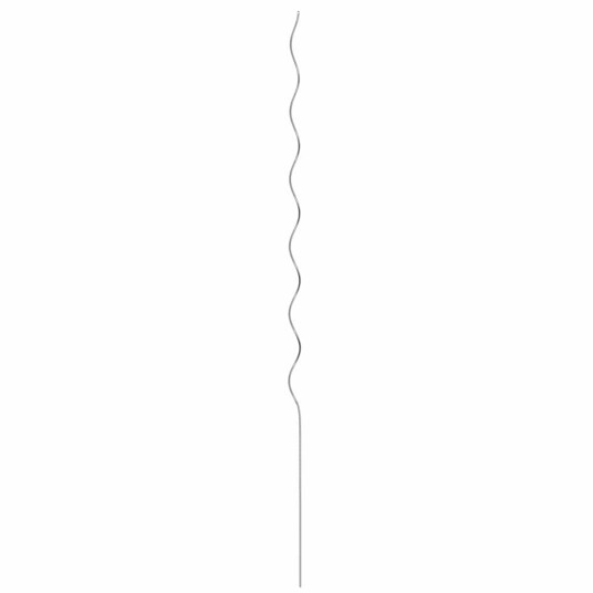 Spiral plantestøtter 5 pcs sølv 150 cm Galvanisert stål