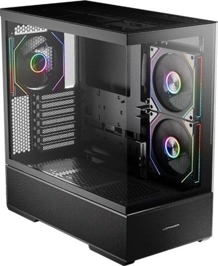 LC-Power LC-812B Midi ATX Gaming Kabinett Onyx Vision