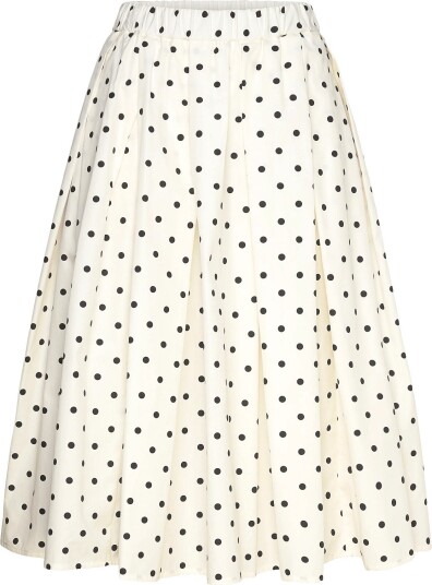 MSGM Gonna/Skirt   OFF WHITE + BLACK   L